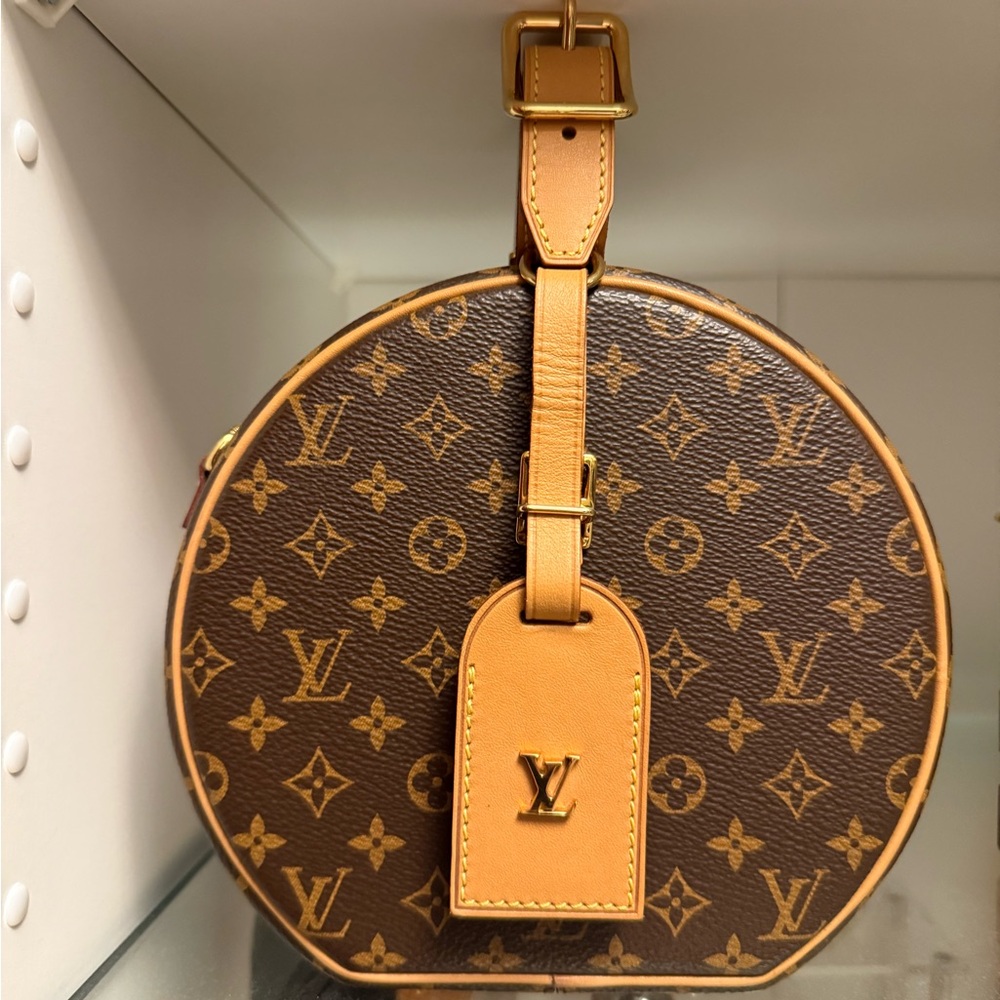 Louis Vuitton Petite Boite Chapeau Monogram Coated Canvas